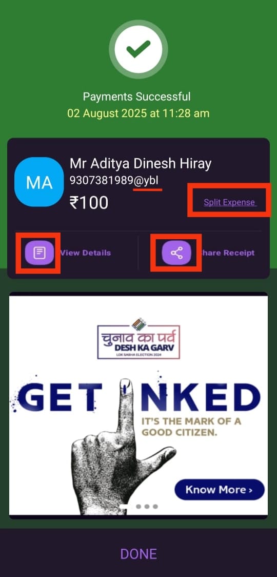 Fake Payment Screenshot Example